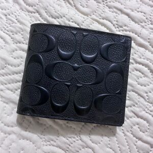 Black Coach wallet brand new never used